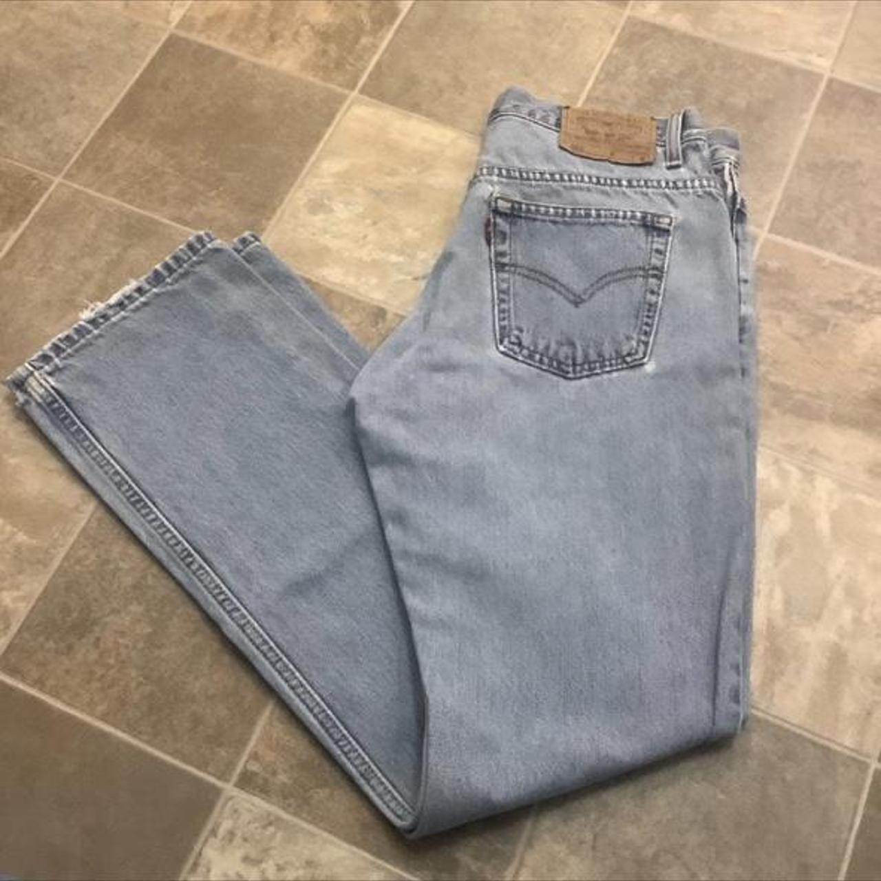 Vtg Levi’s 505 Slim Fit Straight Mid Rise... - Depop