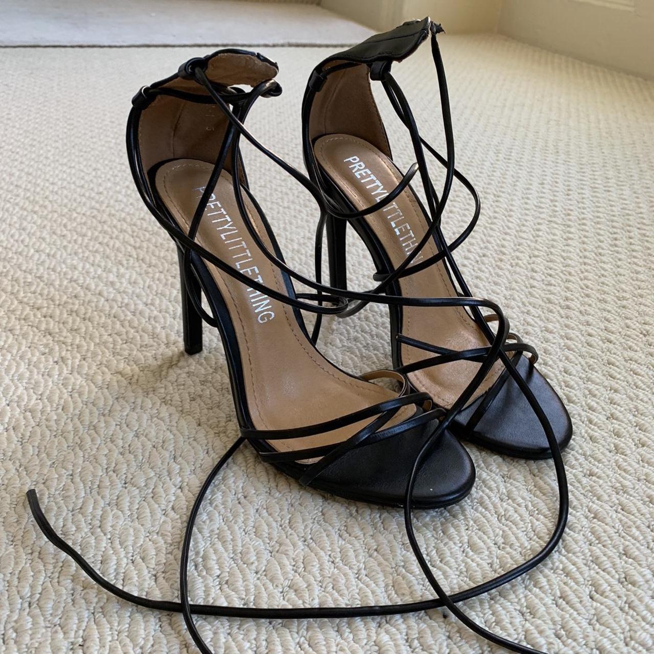 plt lace up heels