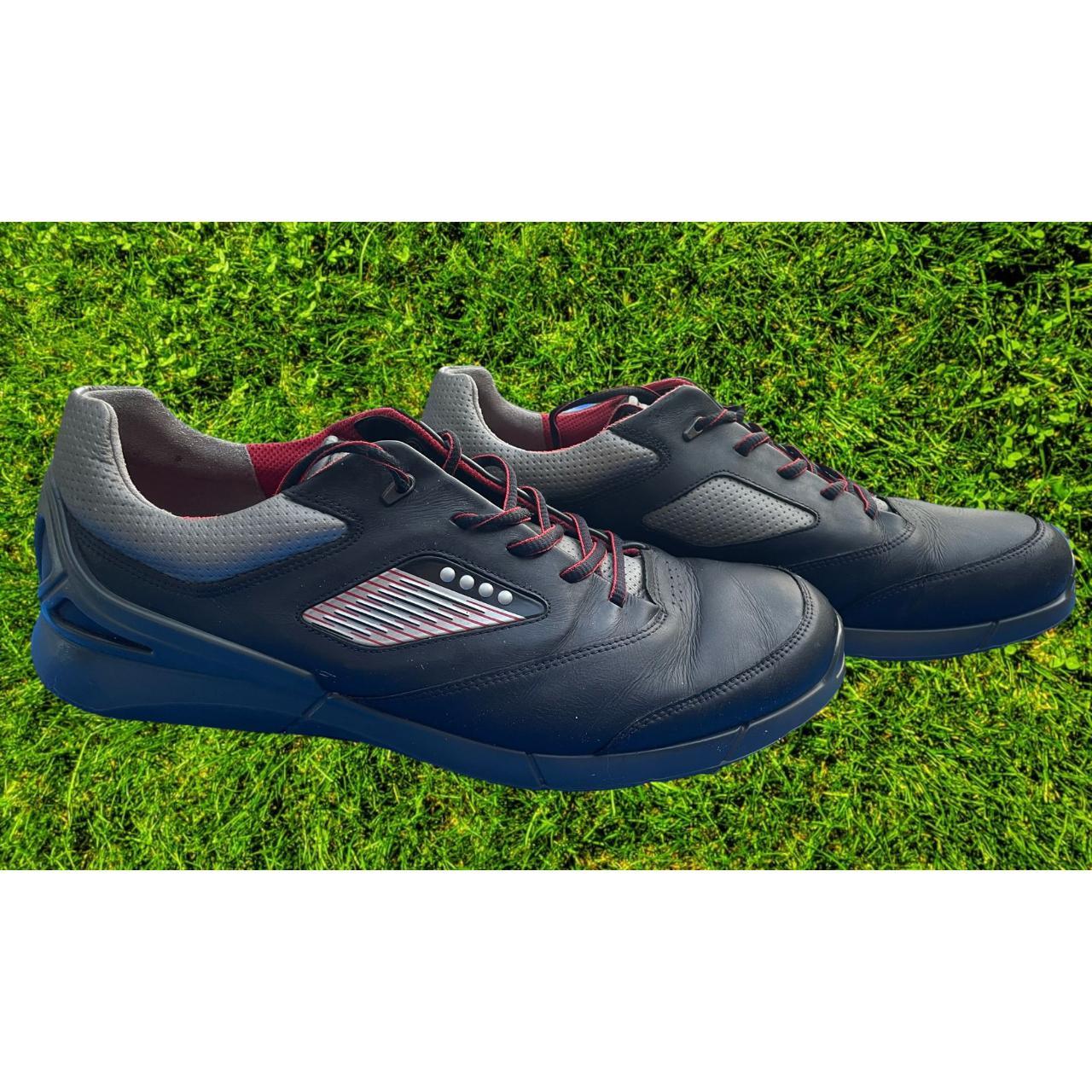Ecco golf shoe size 12. Soft spikes. Shoes are like... Depop