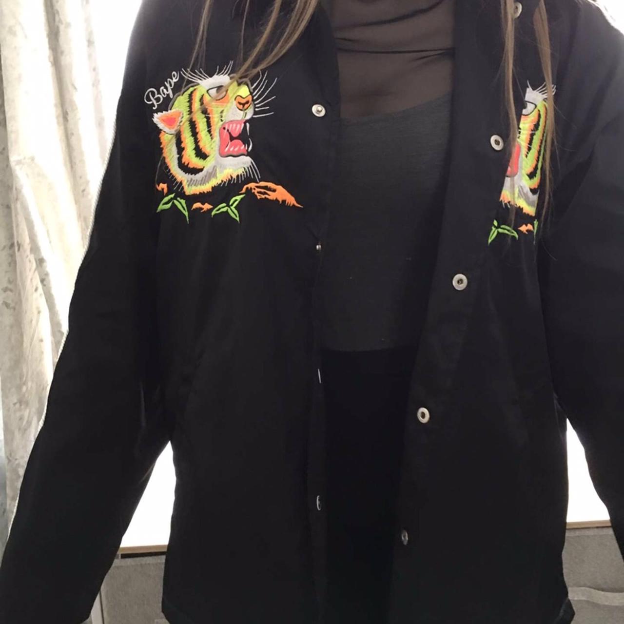 embroidered coach jacket