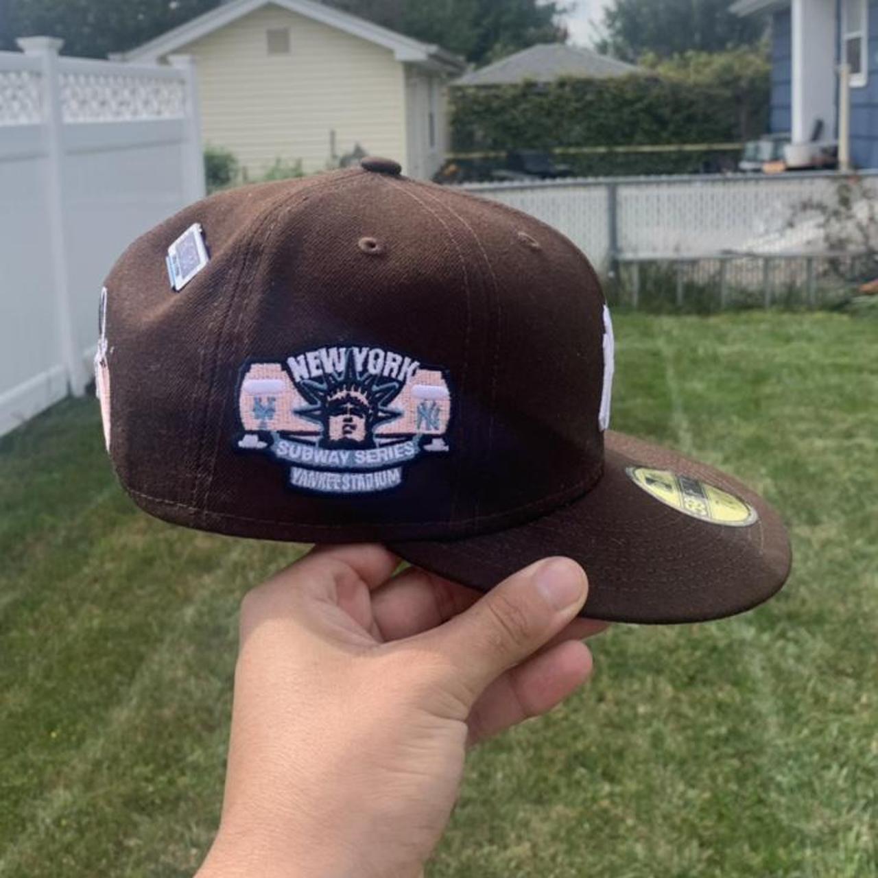 Cap city New York subway series fitted, size 7 1/4,... Depop