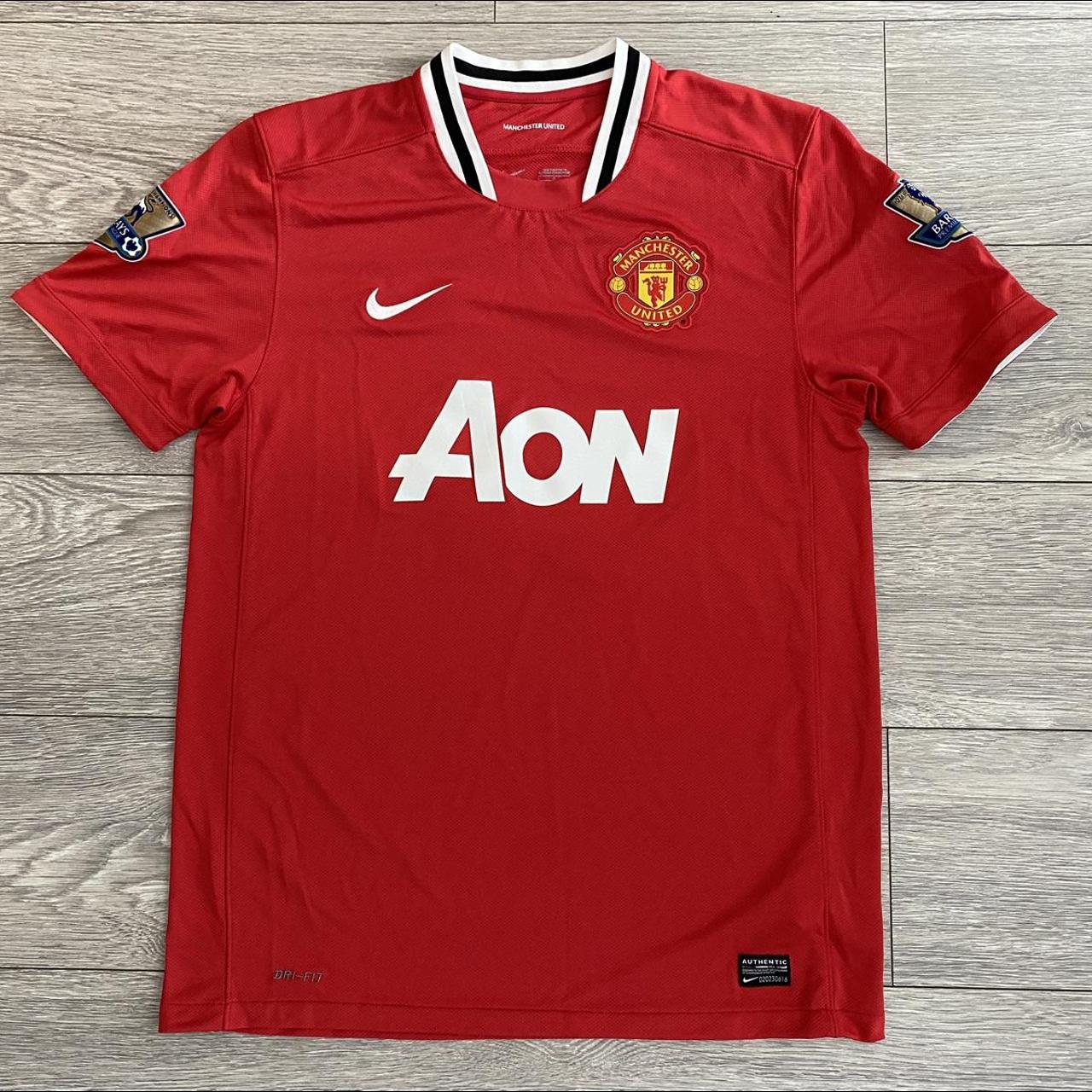 Official Nike Manchester United 2011/12 Home... - Depop