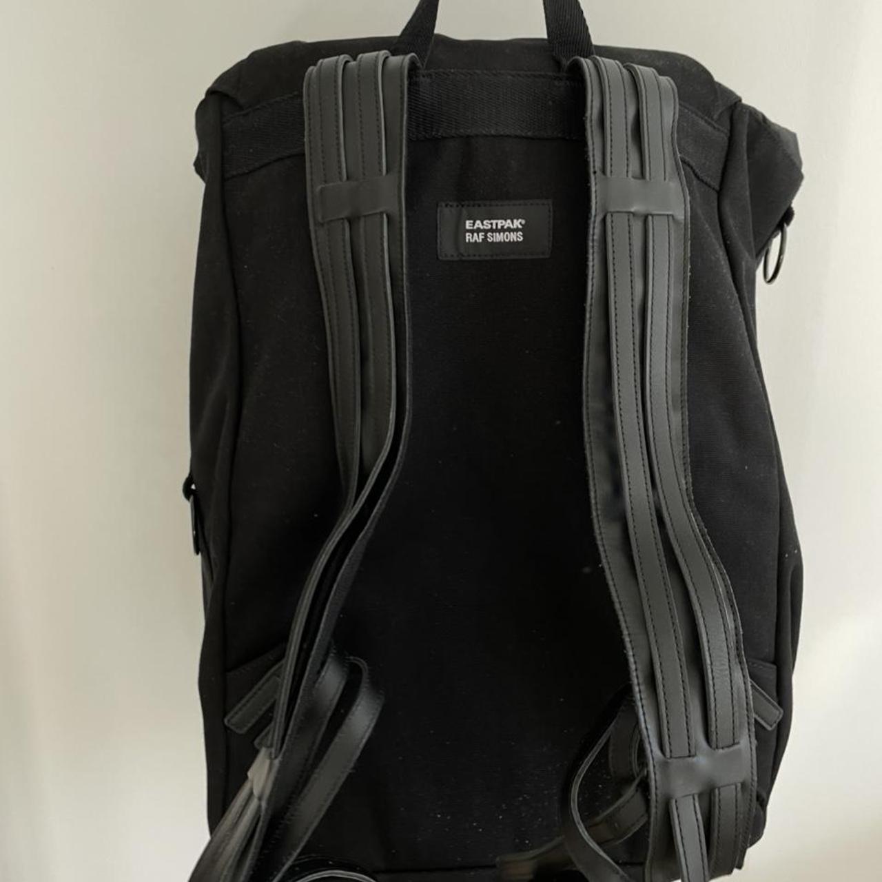 EASTPAK x RAF SIMONS backpack Black, never used, - Depop
