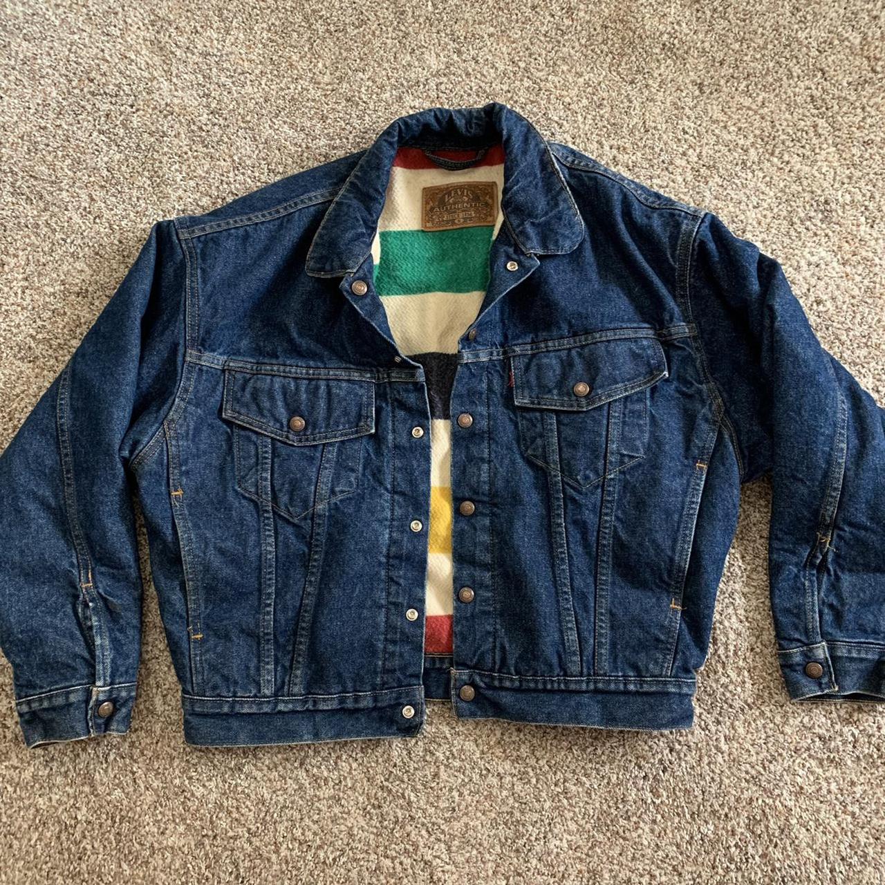 blanket lined trucker jacket