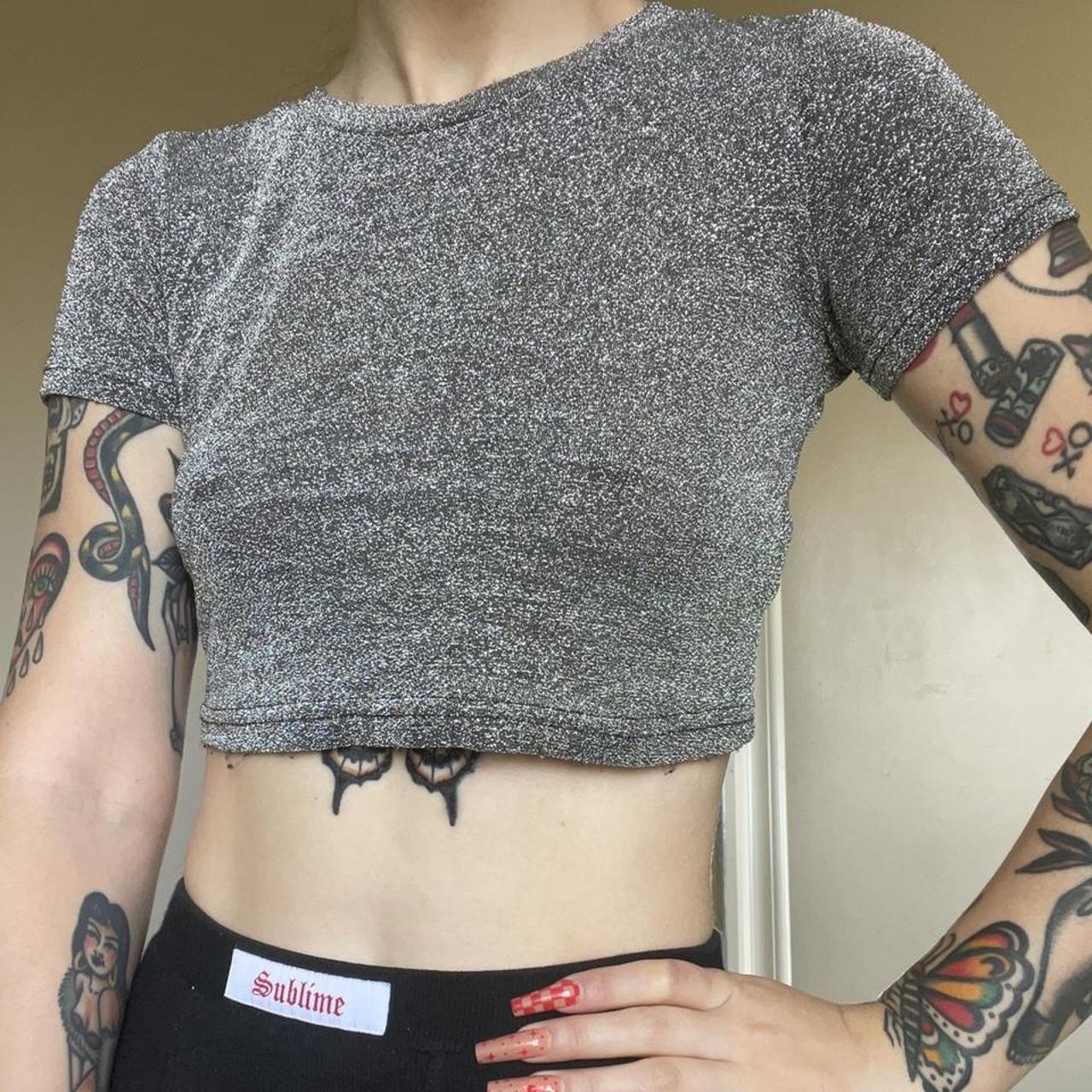 glamorous-women-s-silver-crop-top-depop