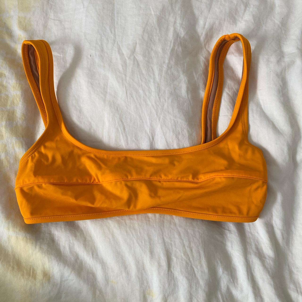 The Row Women's Orange Bikini-and-tankini-tops | Depop