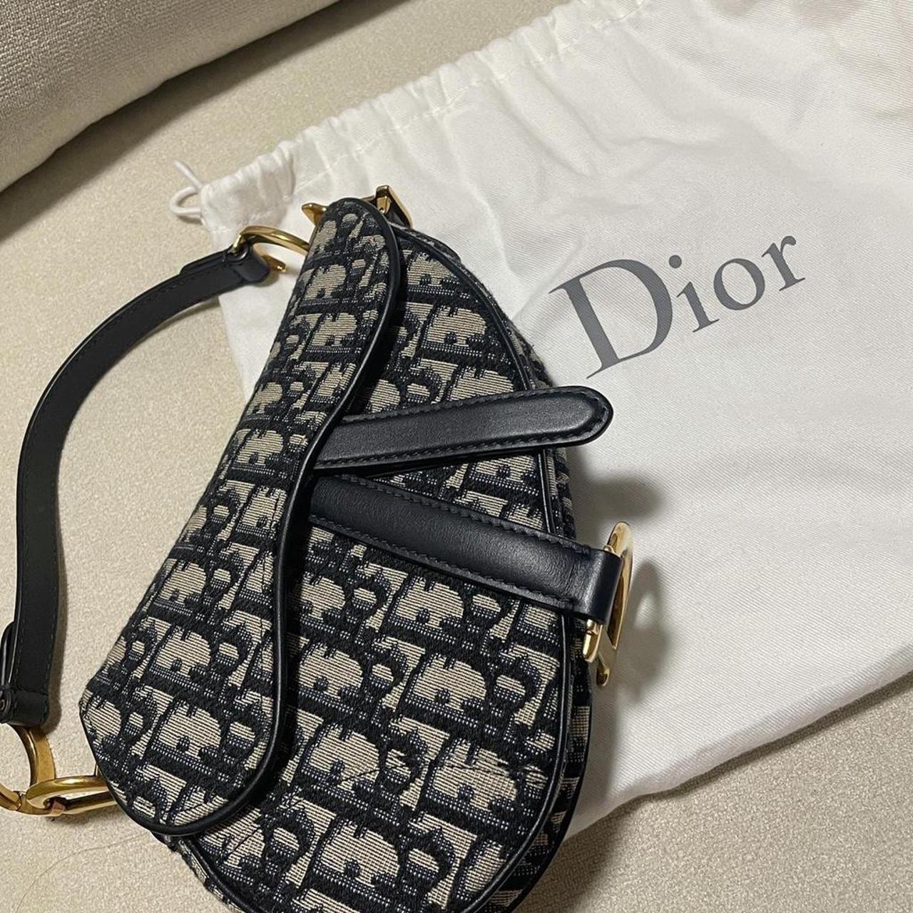 dior mini saddle pochette