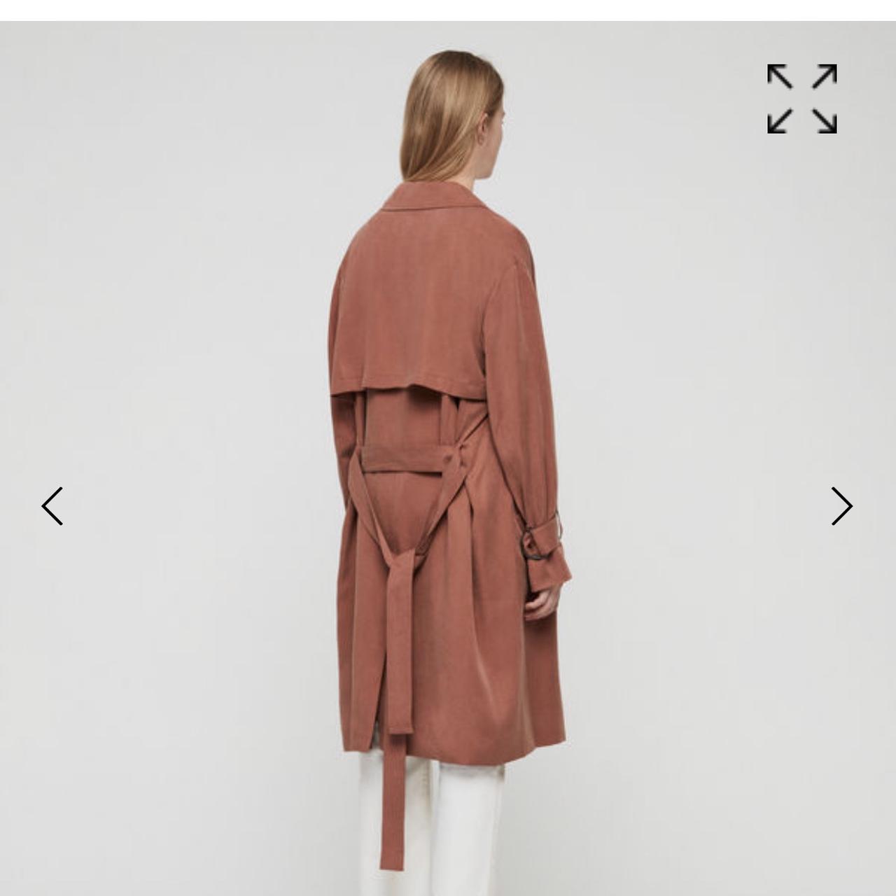 All saints brooke deals trench coat