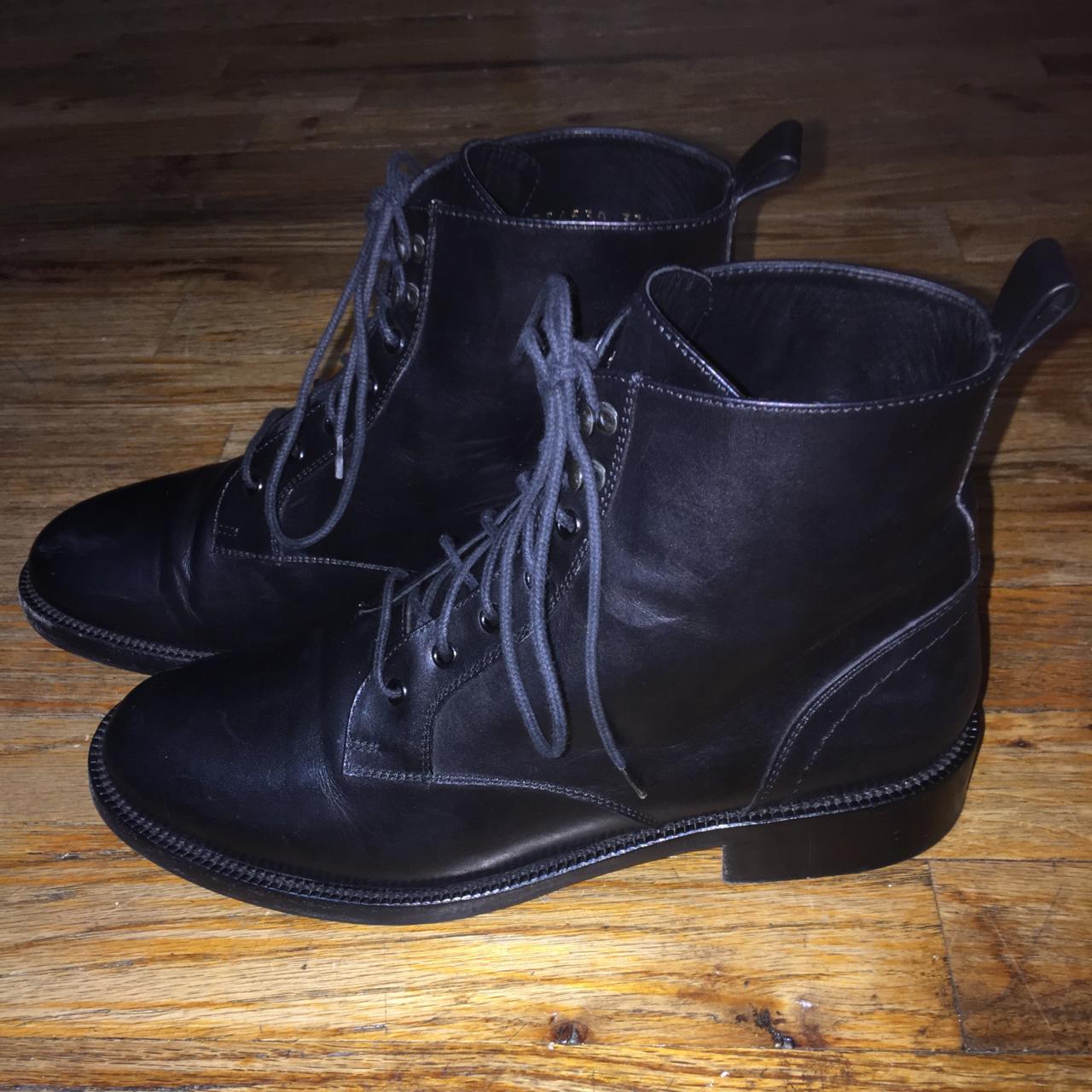 Saint laurent hotsell patti boots