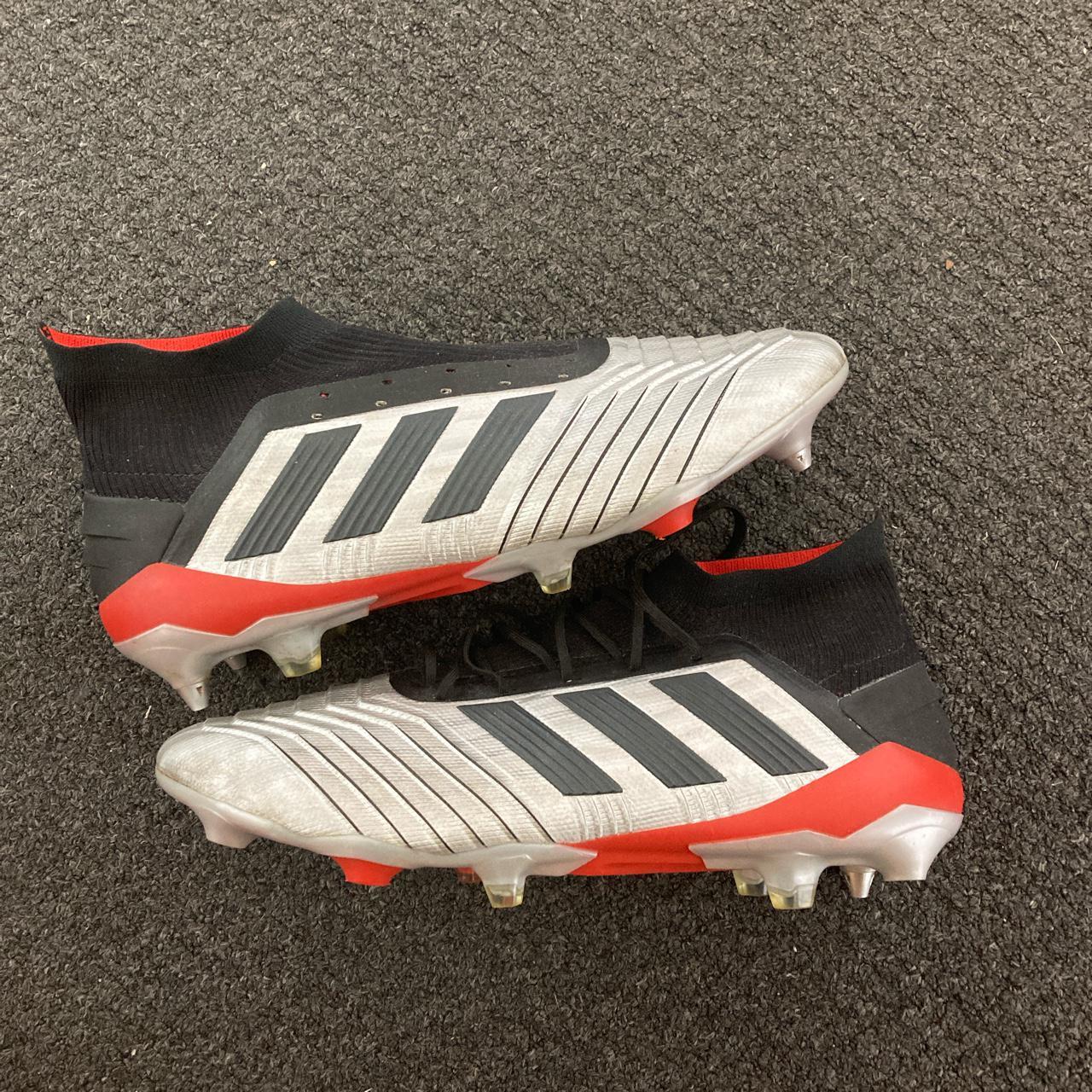 Adidas 19.1 Predator silver black and orange. Depop