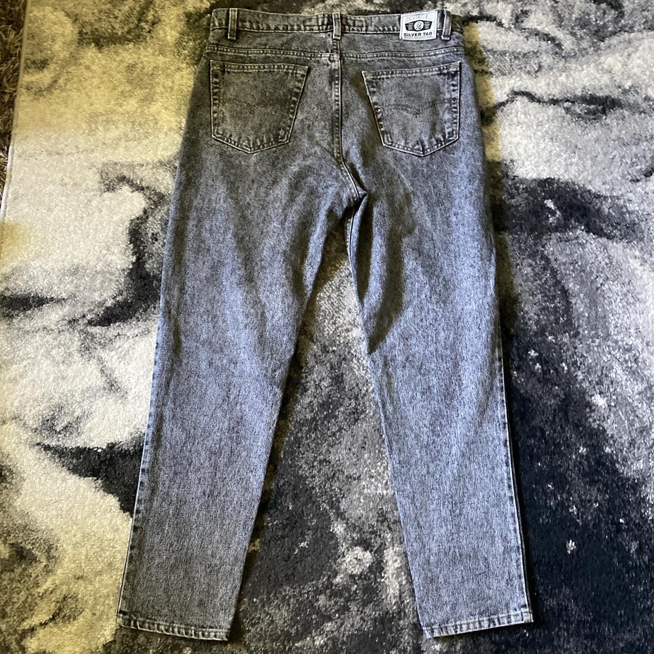 Vintage Levi’s Silvertab Acid Wash Jeans In - Depop