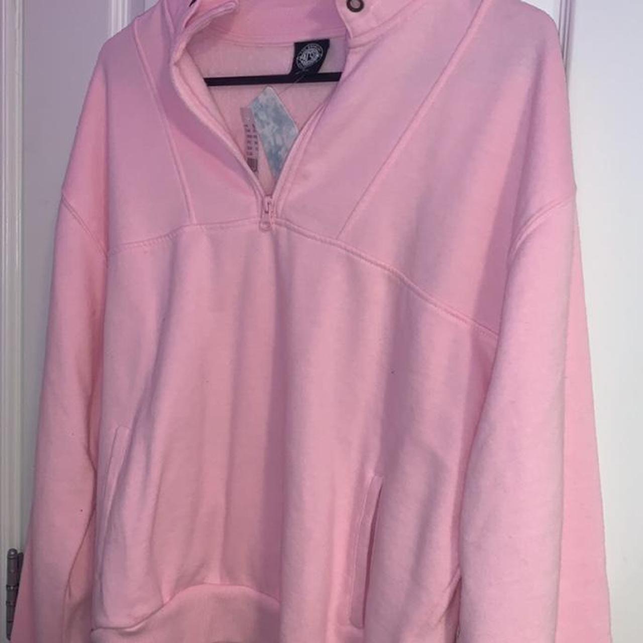 pink quarter zip pacsun