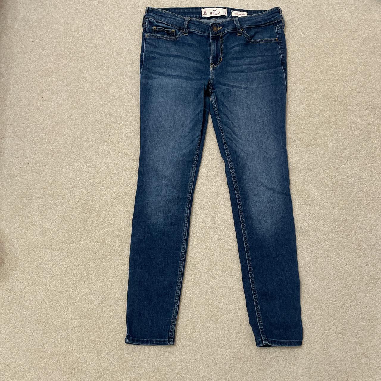 Hollister low-rise skinny jeans Worn a couple times.... - Depop