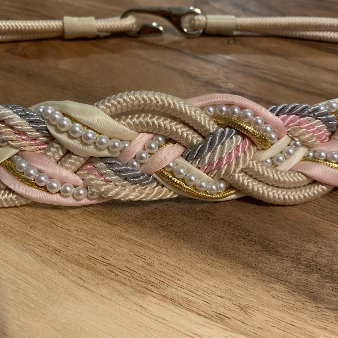 braided rope belt Braided rope belt with metal hook... Depop
