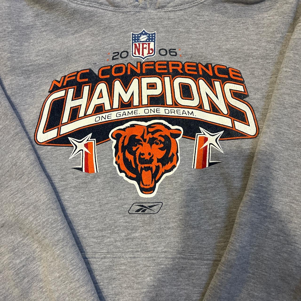 chicago-bears-nfc-champions-hoodie-in-great-depop