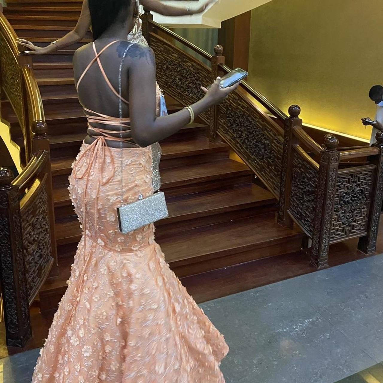 Custom Made Orange Prom Dress For Height 5 8 Or 5 9 Depop custom-made-orange-prom-dress-for-height-5-8-or-5-9-depop