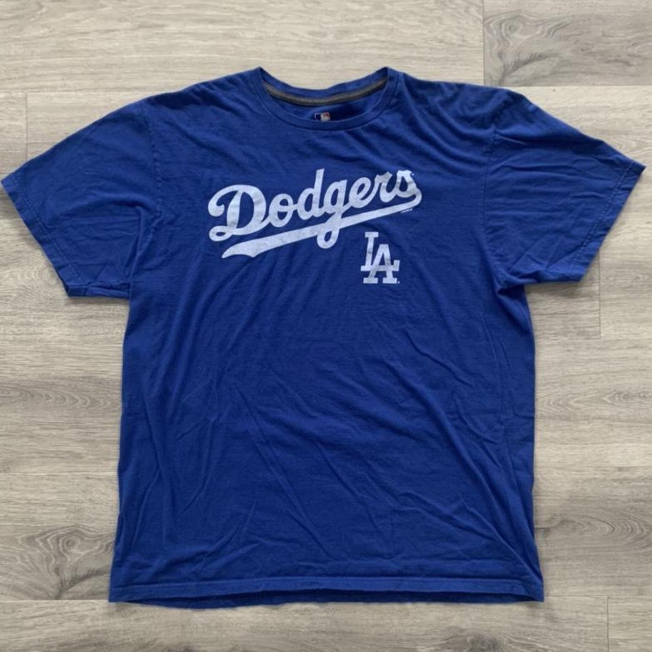 Vintage MLB Majestic LA Dodgers T-Shirt #dodgers - Depop