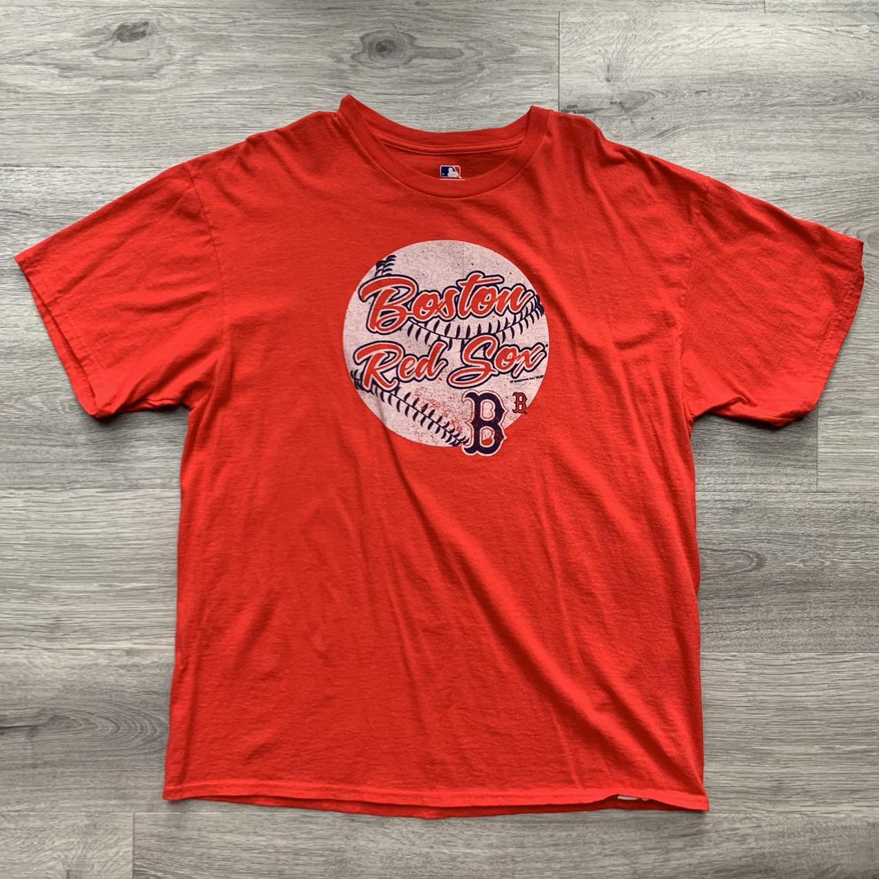 MLB Boston Red Sox Baseball Logo Shirt. Pre-owned in... - Depop
