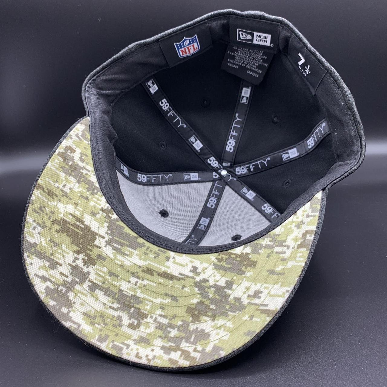 Dallas Cowboys New Era Camo 59FIFTY Fitted Hat - Black