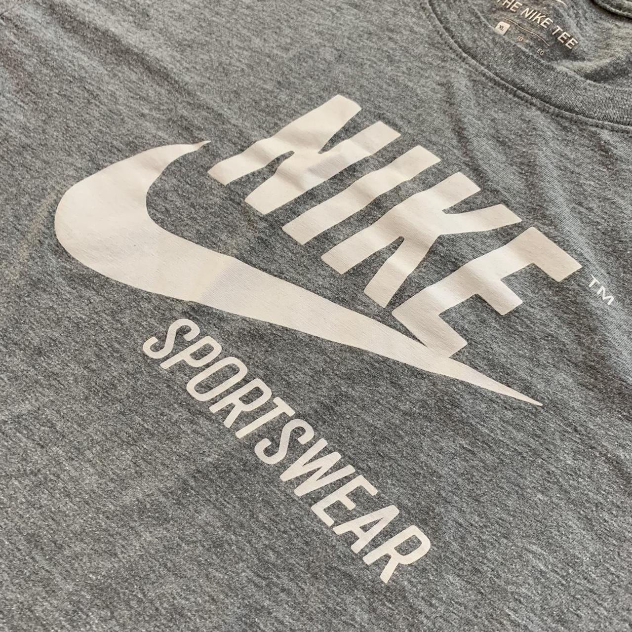 Nike Sportswear Retro Spell Out Logo Graphic Shirt.... - Depop