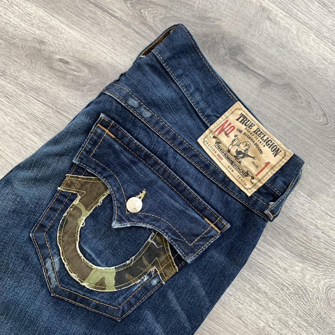 True Religion Brand Ricky Authentic Vintage Designer... - Depop