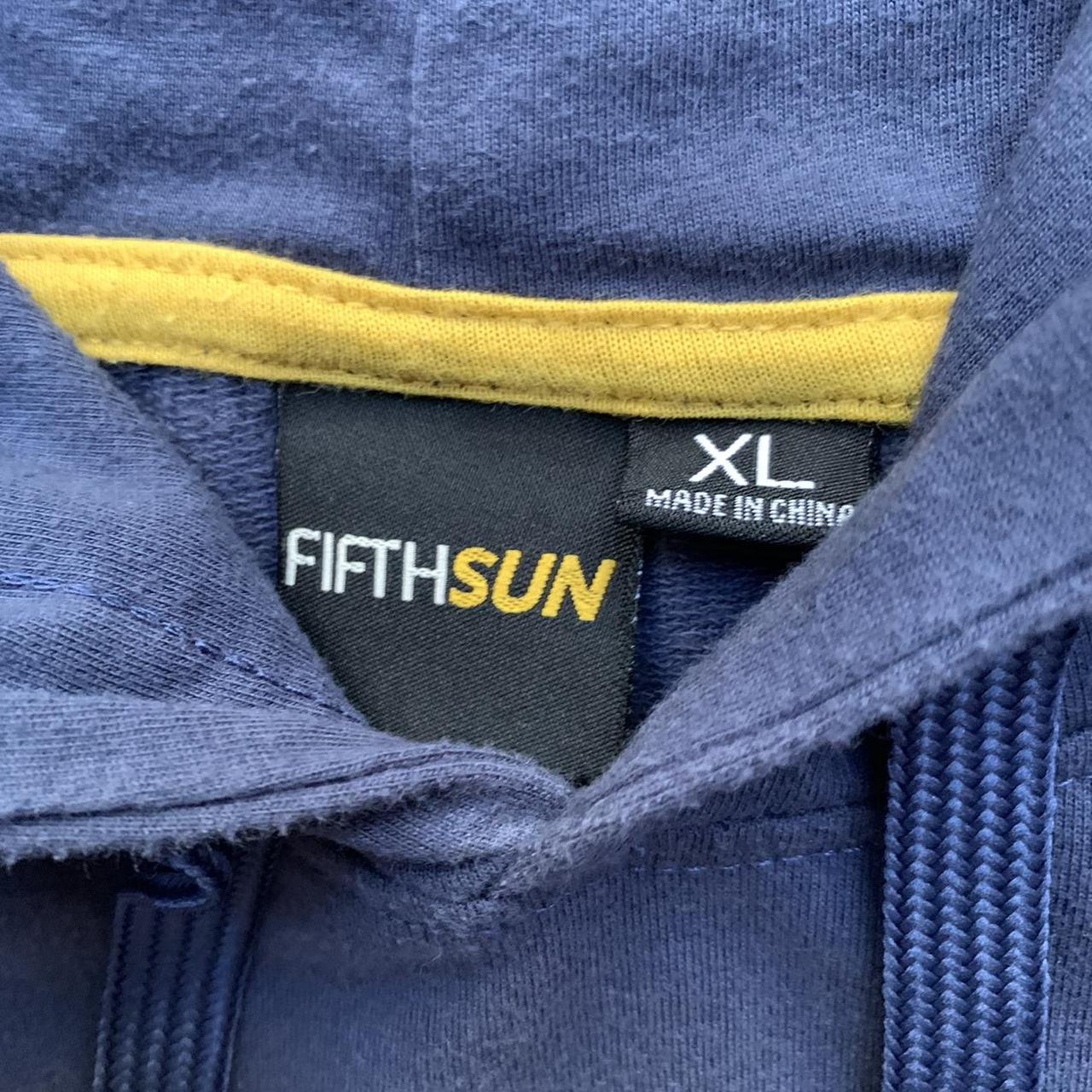Fifth Sun Men's Navy and Yellow T-shirt (4)