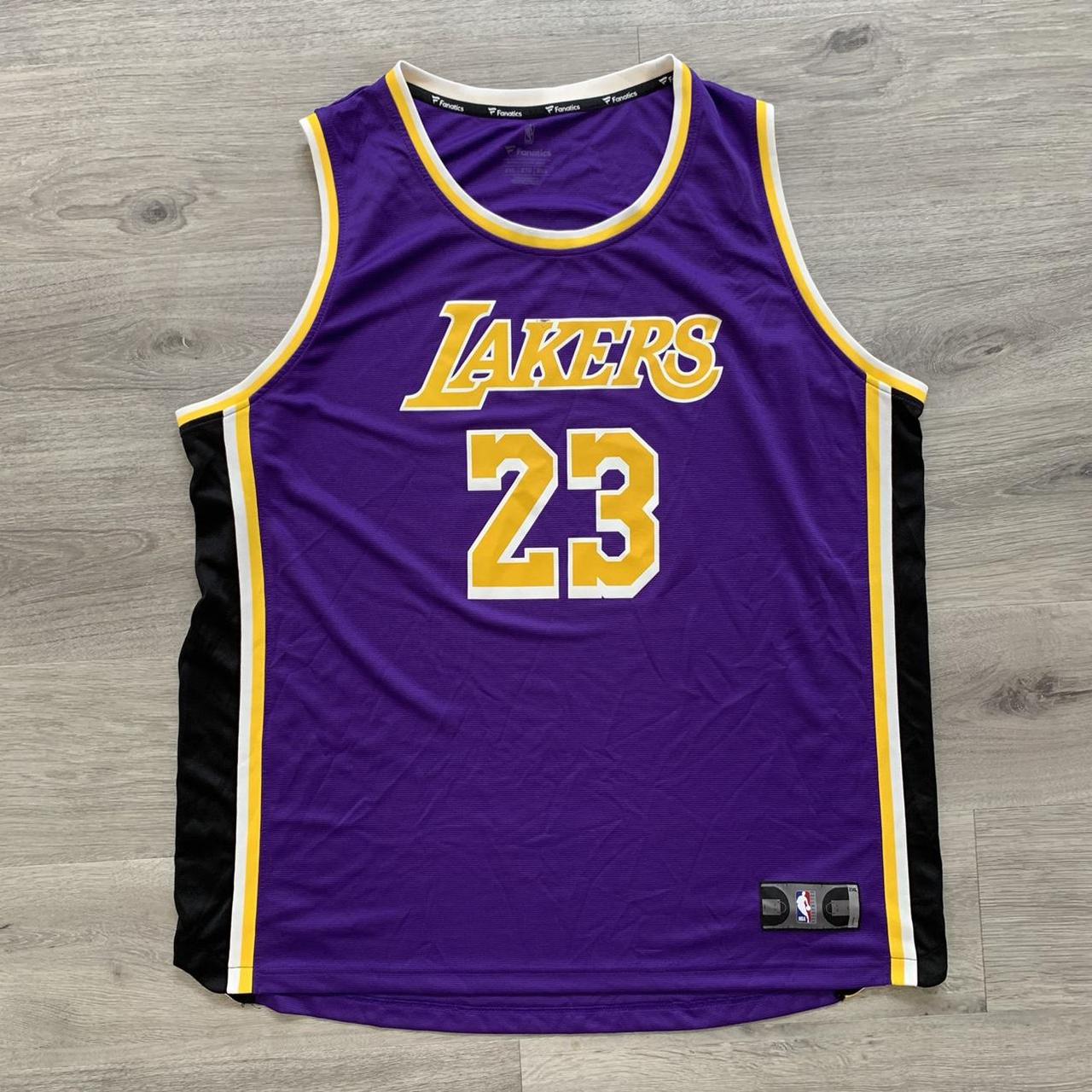 NBA Los Angeles Lakers Lebron James #23 Purple... - Depop