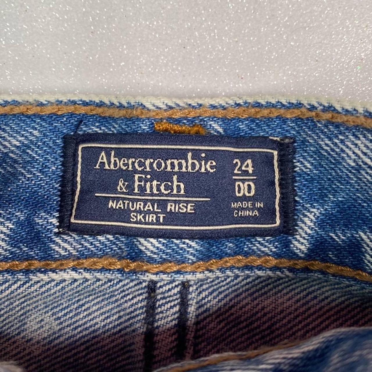 Abercrombie & Fitch Women's Blue Skirt (4)