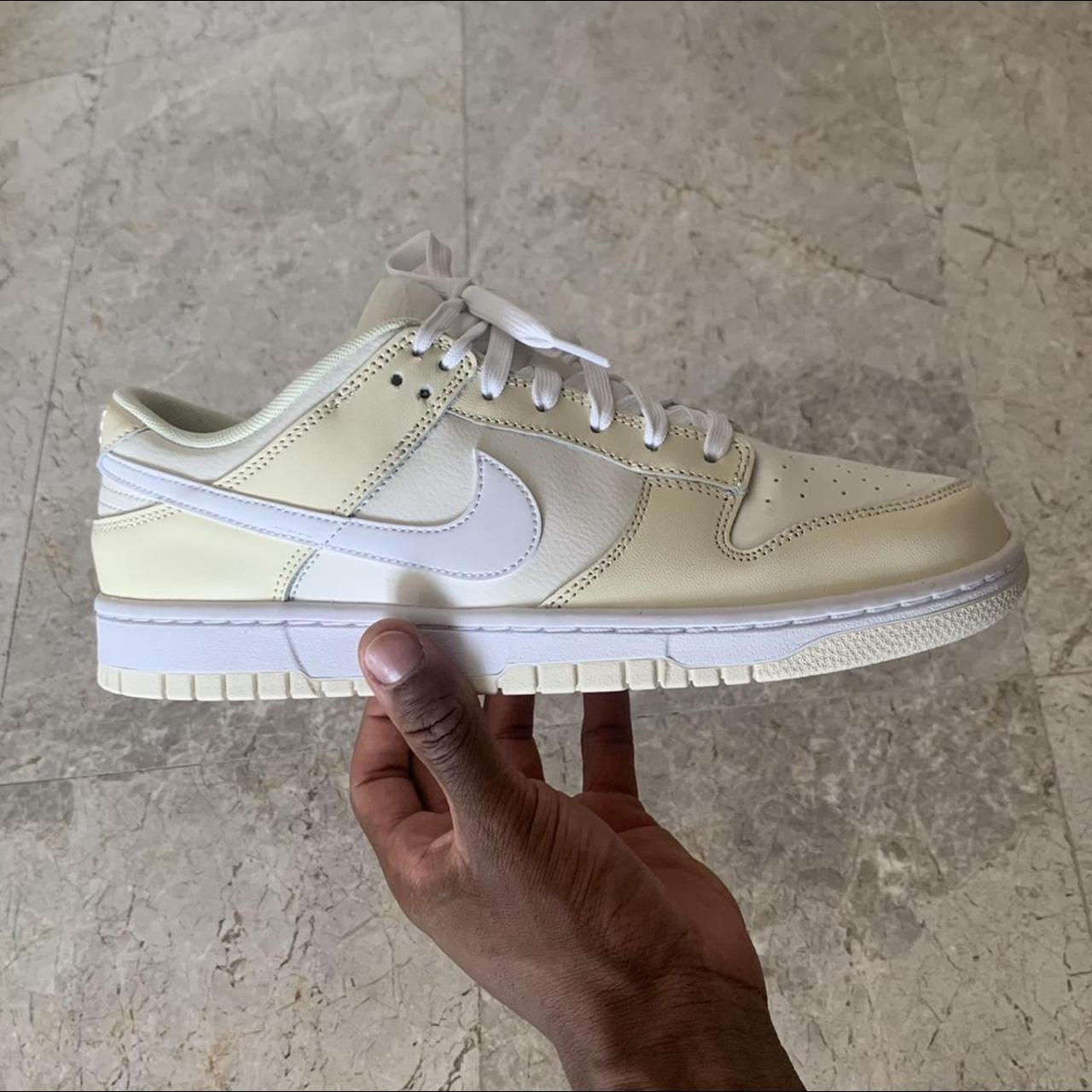 cream nike trainers womens