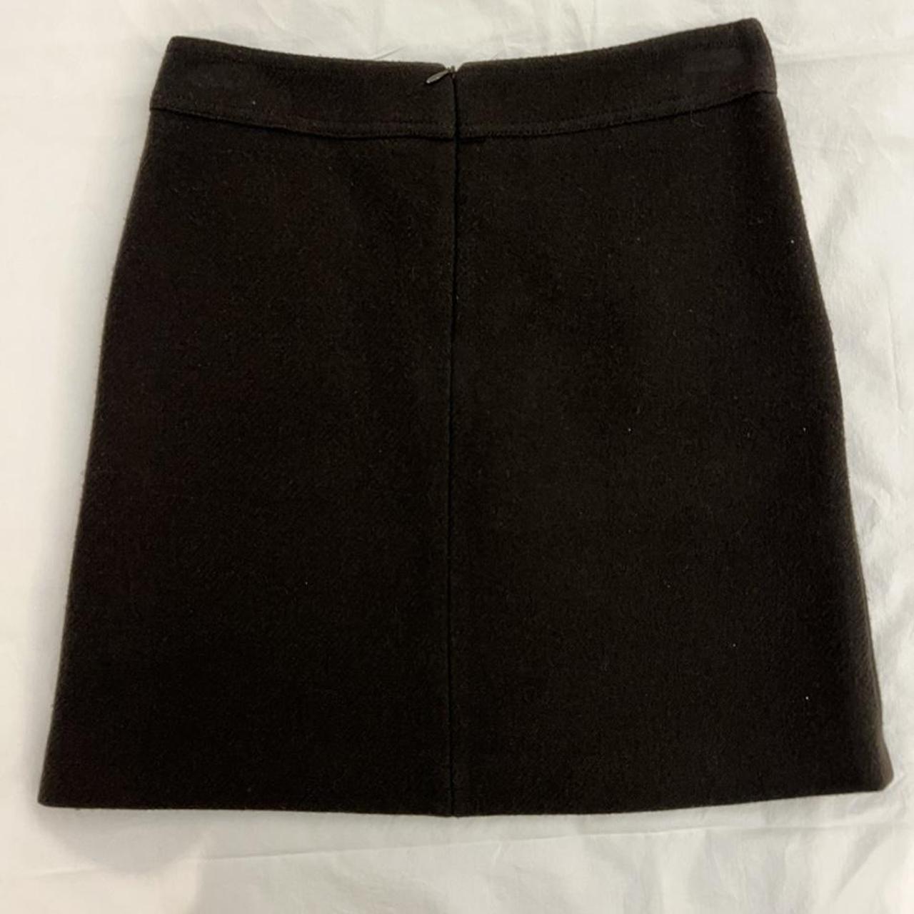 Jigsaw 80% wool skirt, brown, size 8. Also freshly... - Depop