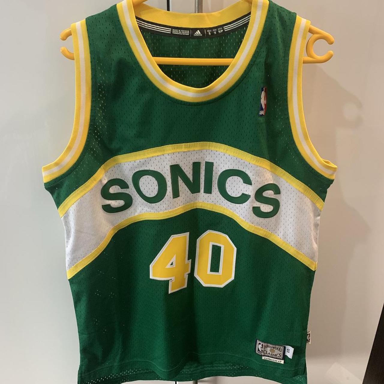 Seattle supersonics ‘sonics’ Shaun kemp vintage... - Depop