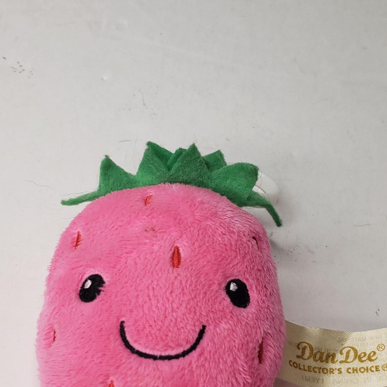 Dan Dee Strawberry Stuffed Animal Plush Backpack... Depop