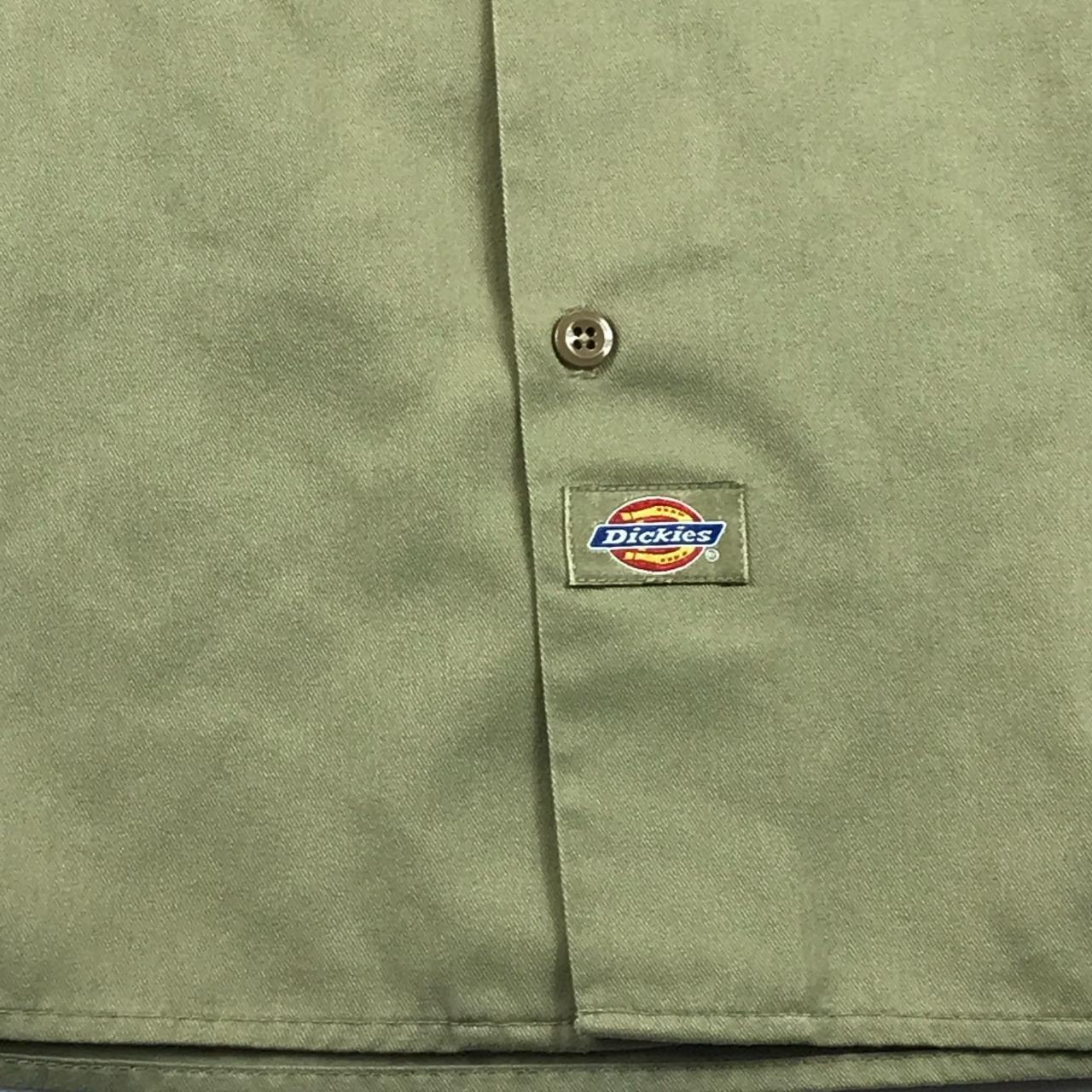 Dickies Authentic Workwear Button Front Shirt Size... - Depop