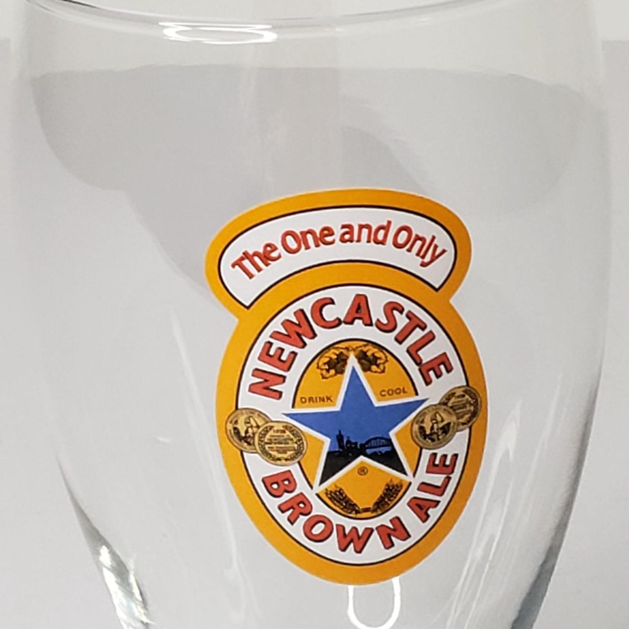 Newcastle Brown Ale Alcohol Tulip Glass The One and... Depop