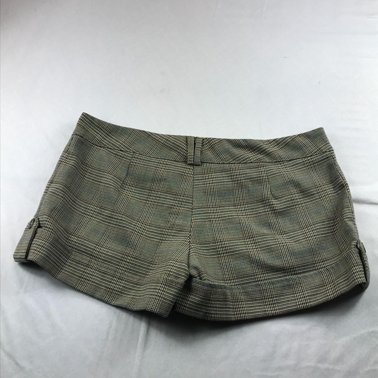 Vintage Y2K Wet Seal Shorts Juniors Size M Plaid... - Depop