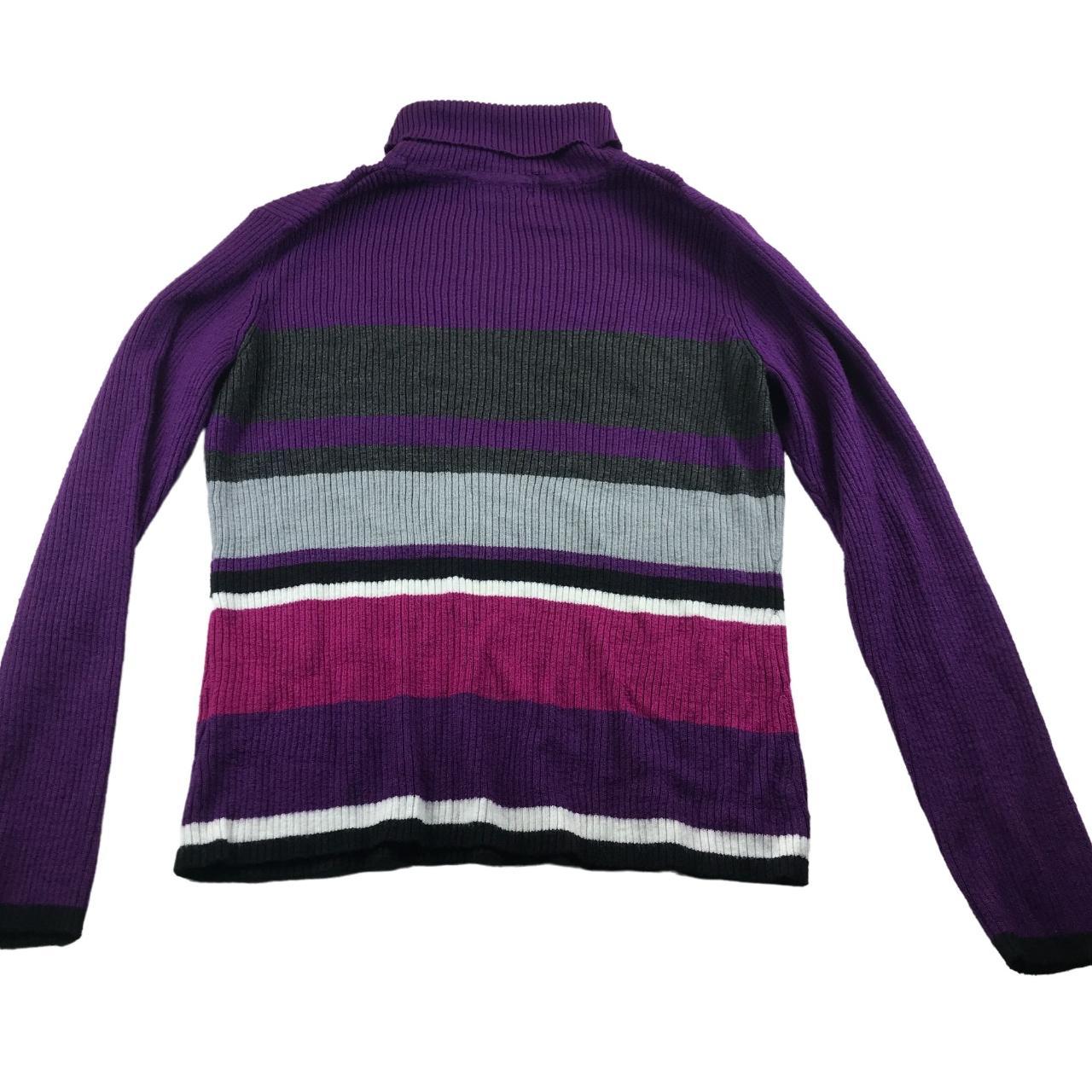 Vintage Y2K Sag Harbor Turtleneck Sweater Size M... - Depop