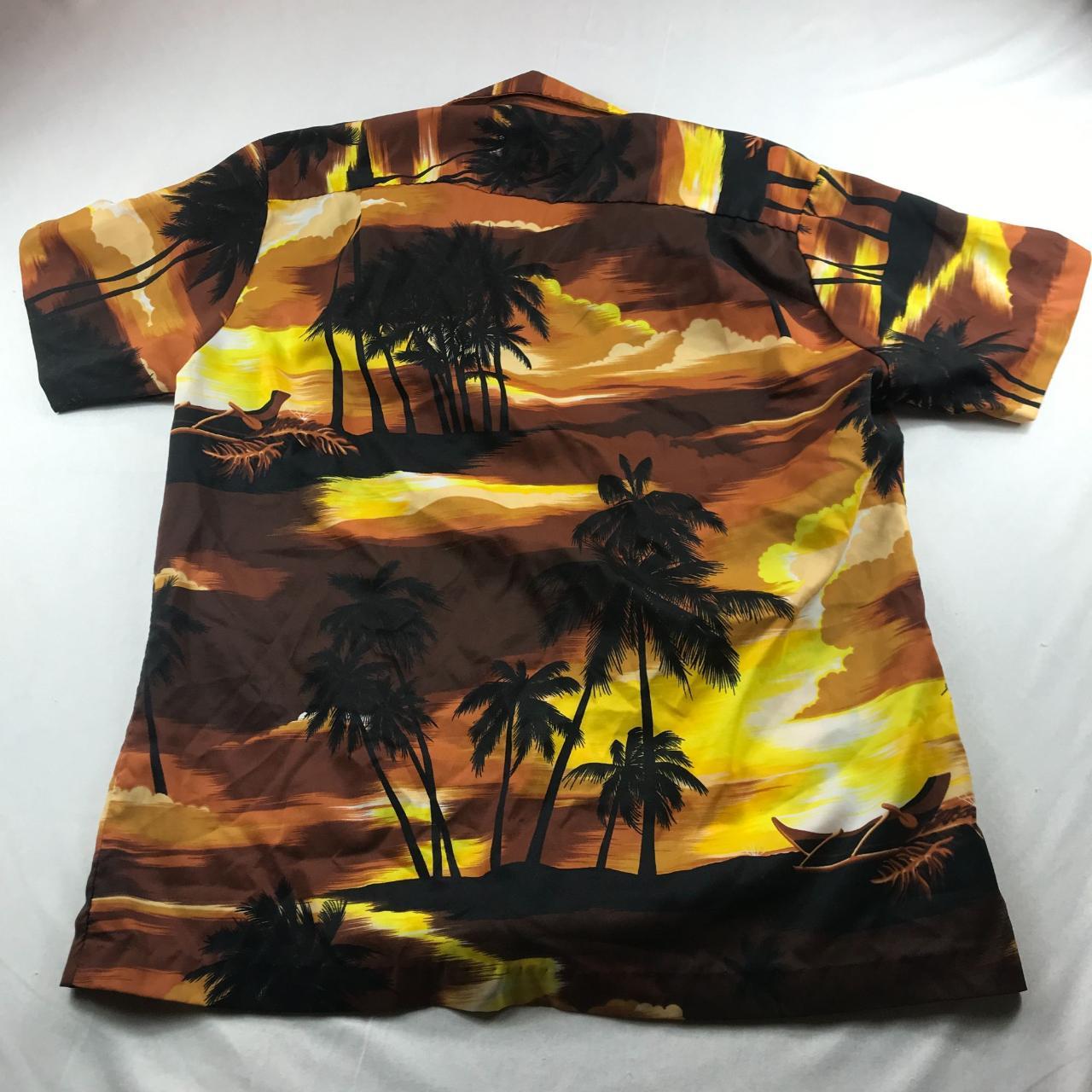 Vintage Rai Nani Hawaii Hawaiian Shirt Size M Palm - Depop