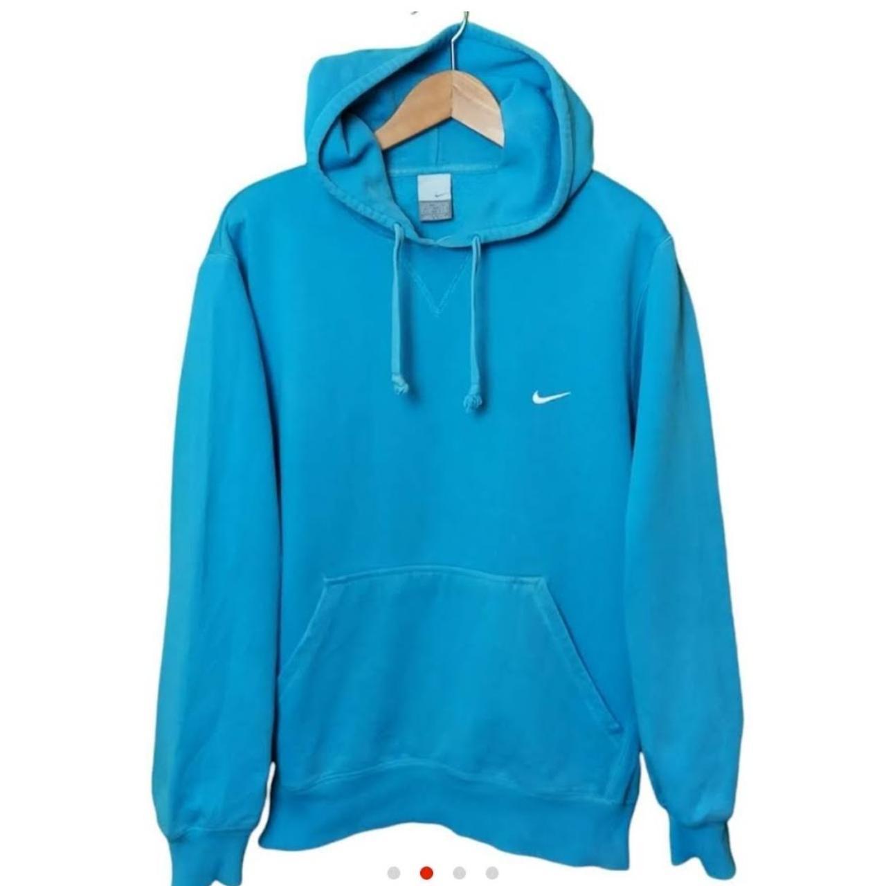 pale blue nike hoodie
