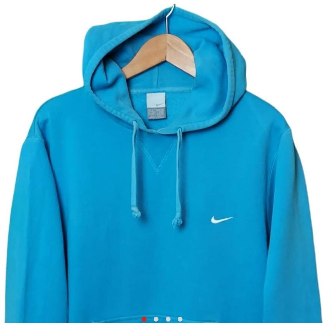 pale blue nike hoodie