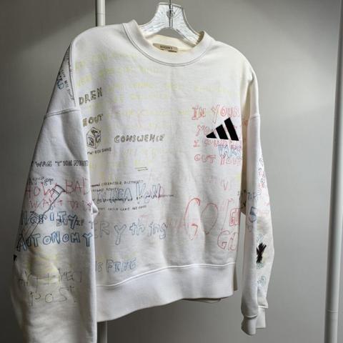 Yeezy season 5 handwriting adidas crew sweat sale