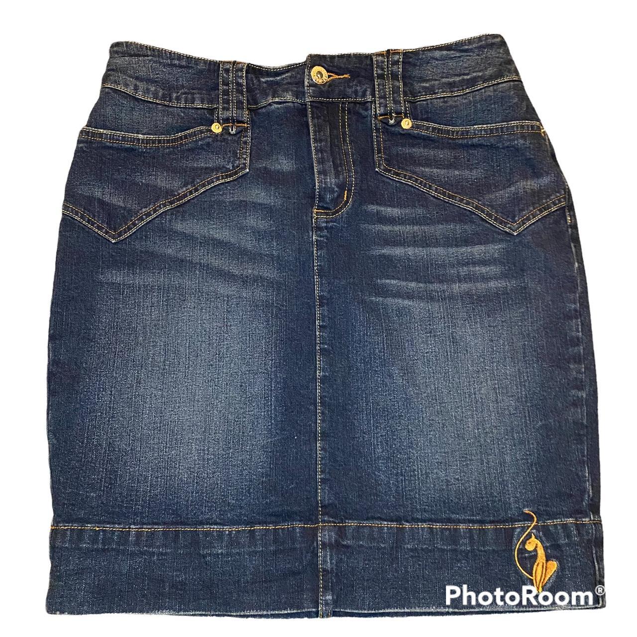 The most adorable Baby Phat Denim skirt Super cute... Depop