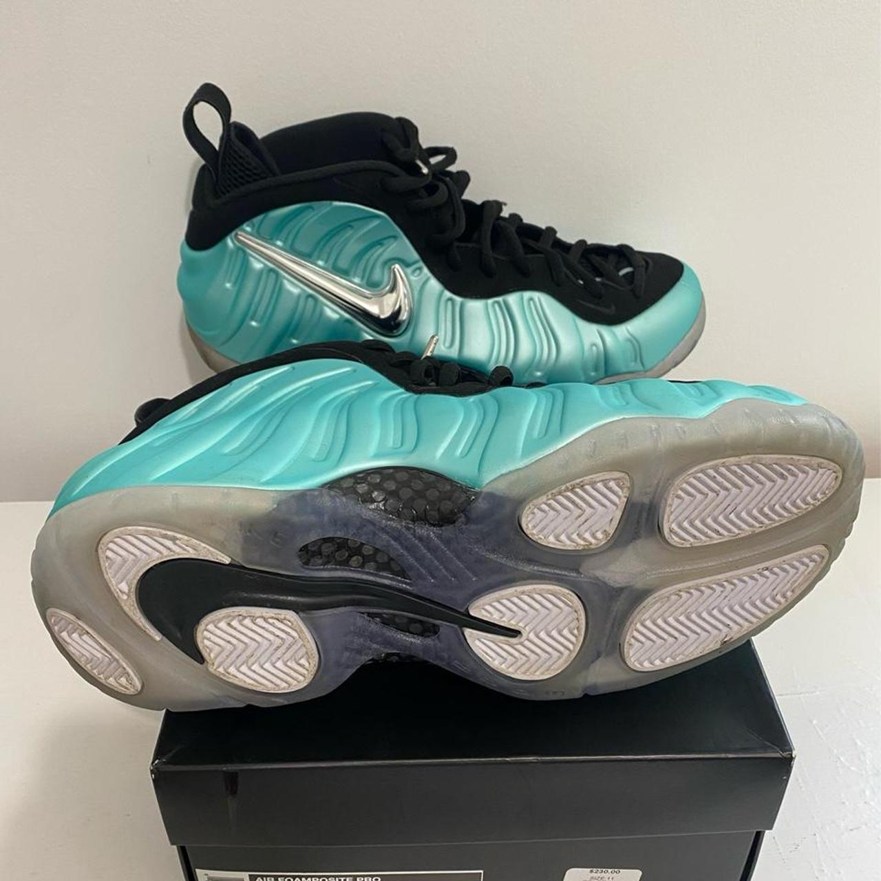 nike air foamposite island green