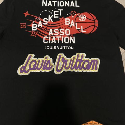 Louis Vuitton x NBA patch logo T-shirt. Amazing - Depop