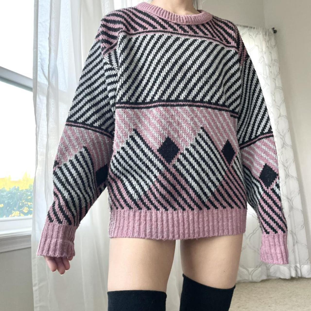 The cutest Grandpa/ma sweater in black, pink and... - Depop