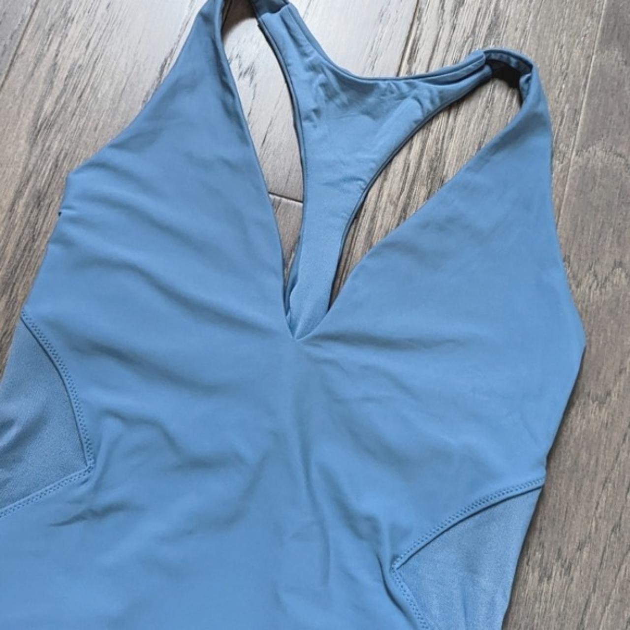 Sweaty Betty Women's Blue Swimsuit-one-piece | Depop