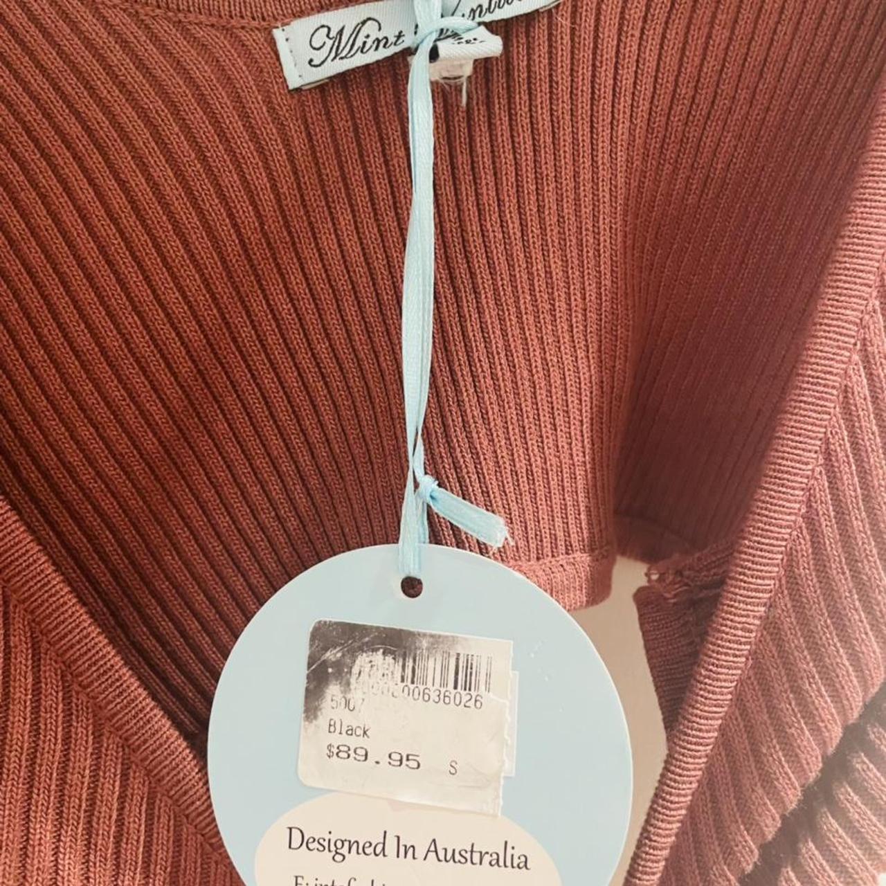 Brand new mint vanilla dress (brown/burgundy) from... Depop