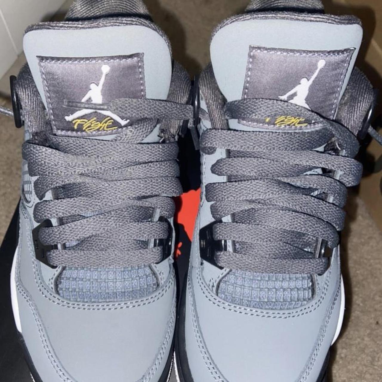 Jordans V IV III grey colour with reflective print. - Depop