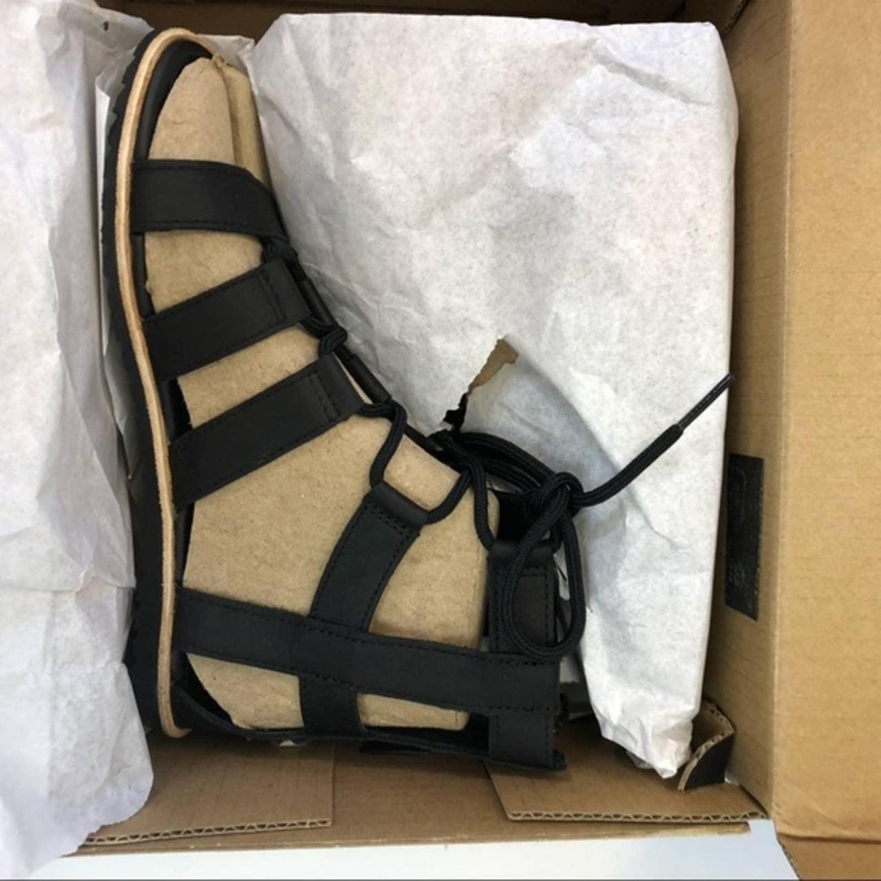 Sorel Black Bailee Lace Up Sandal NEW A sporty Depop