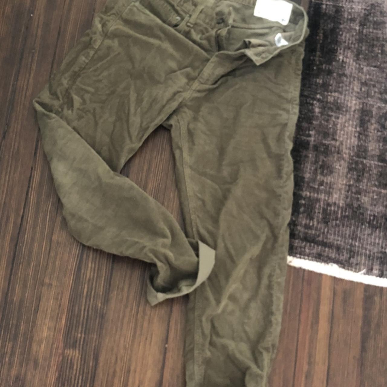 SOLD 💌💌💌RAG & BONE CORDUROY PANTS, ARMY GREEN 31... - Depop