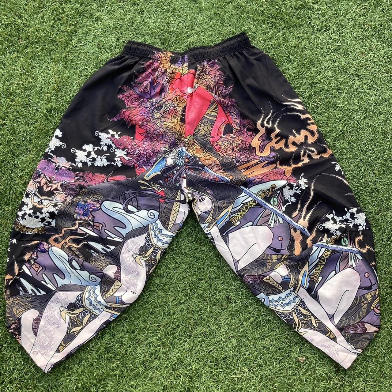 Anime style pants Size: XS / S Extremely comfy... - Depop